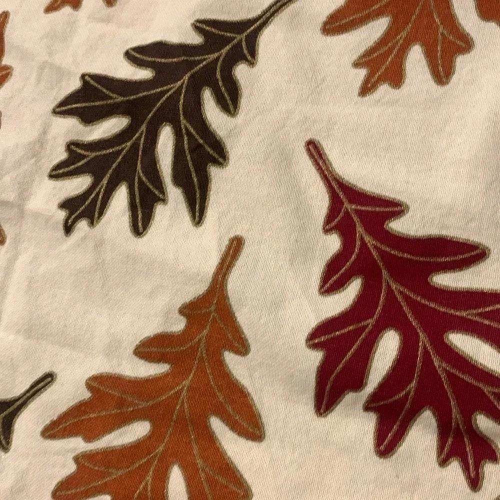 Fall autumn September Leaf Pattern Maple Foliage Nature‎ Multicolor tablecloth